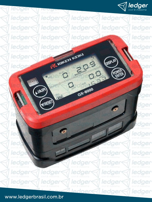Kit Detector 4 Gases GX-8000 (CH4 / CO / O2 / H2S)